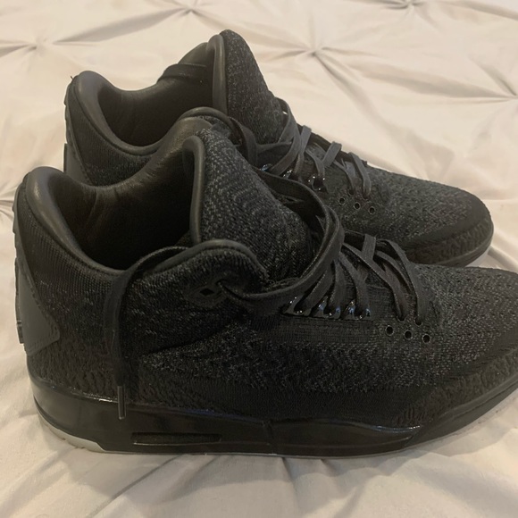 Nike Air Jordan 3 Retro Flyknit Black - Picture 2 of 6